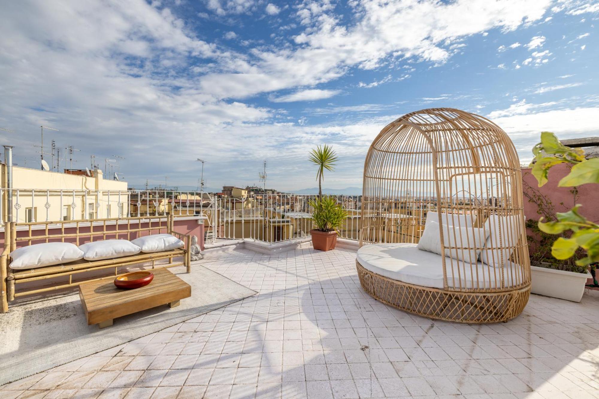 Aria Penthouse & Garden Lägenhet Rom Exteriör bild
