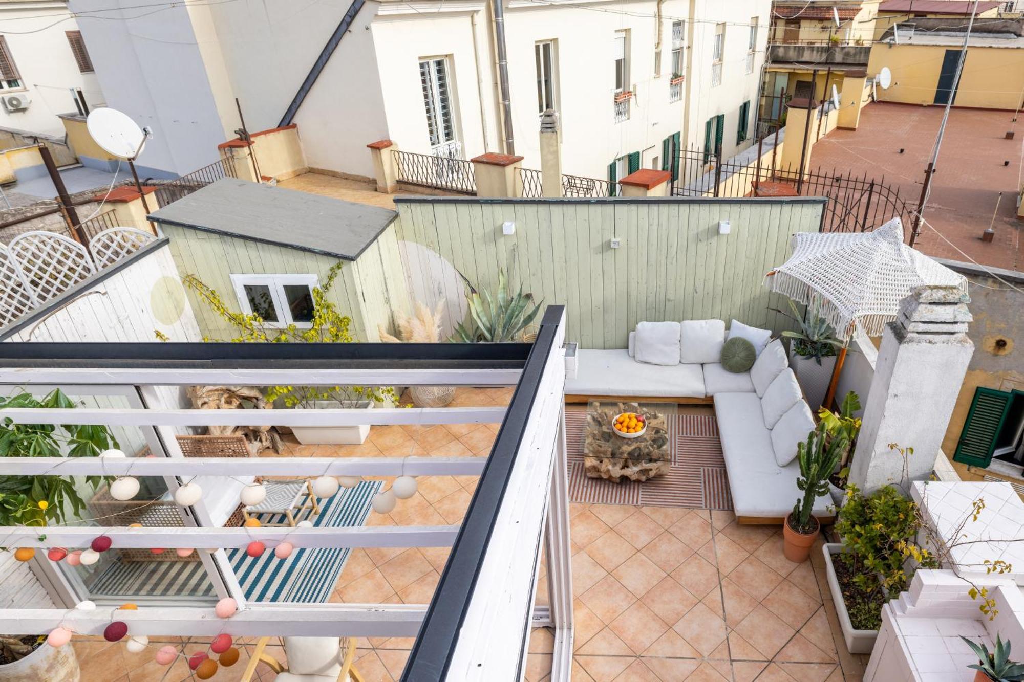 Aria Penthouse & Garden Lägenhet Rom Exteriör bild
