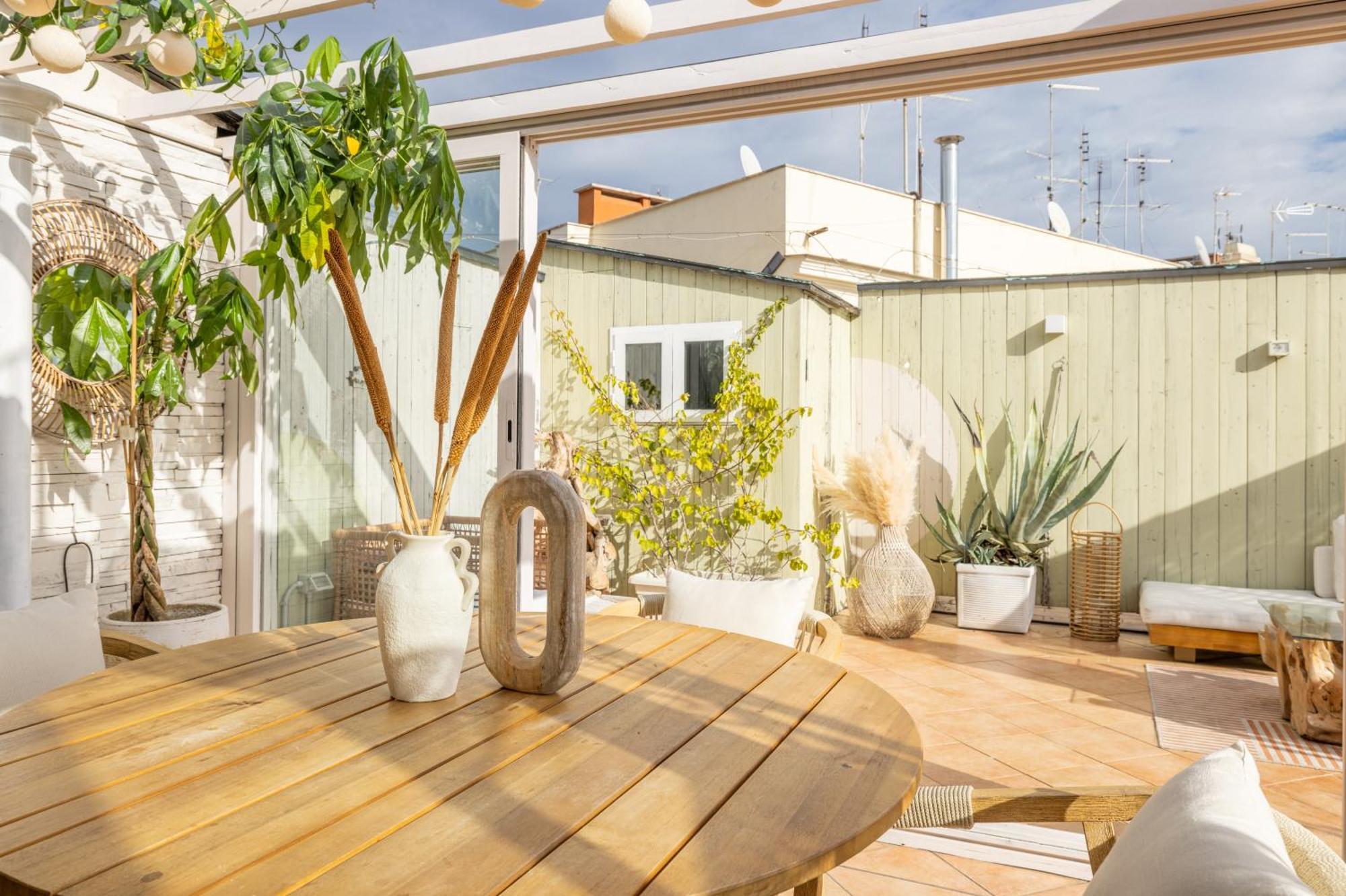 Aria Penthouse & Garden Lägenhet Rom Exteriör bild