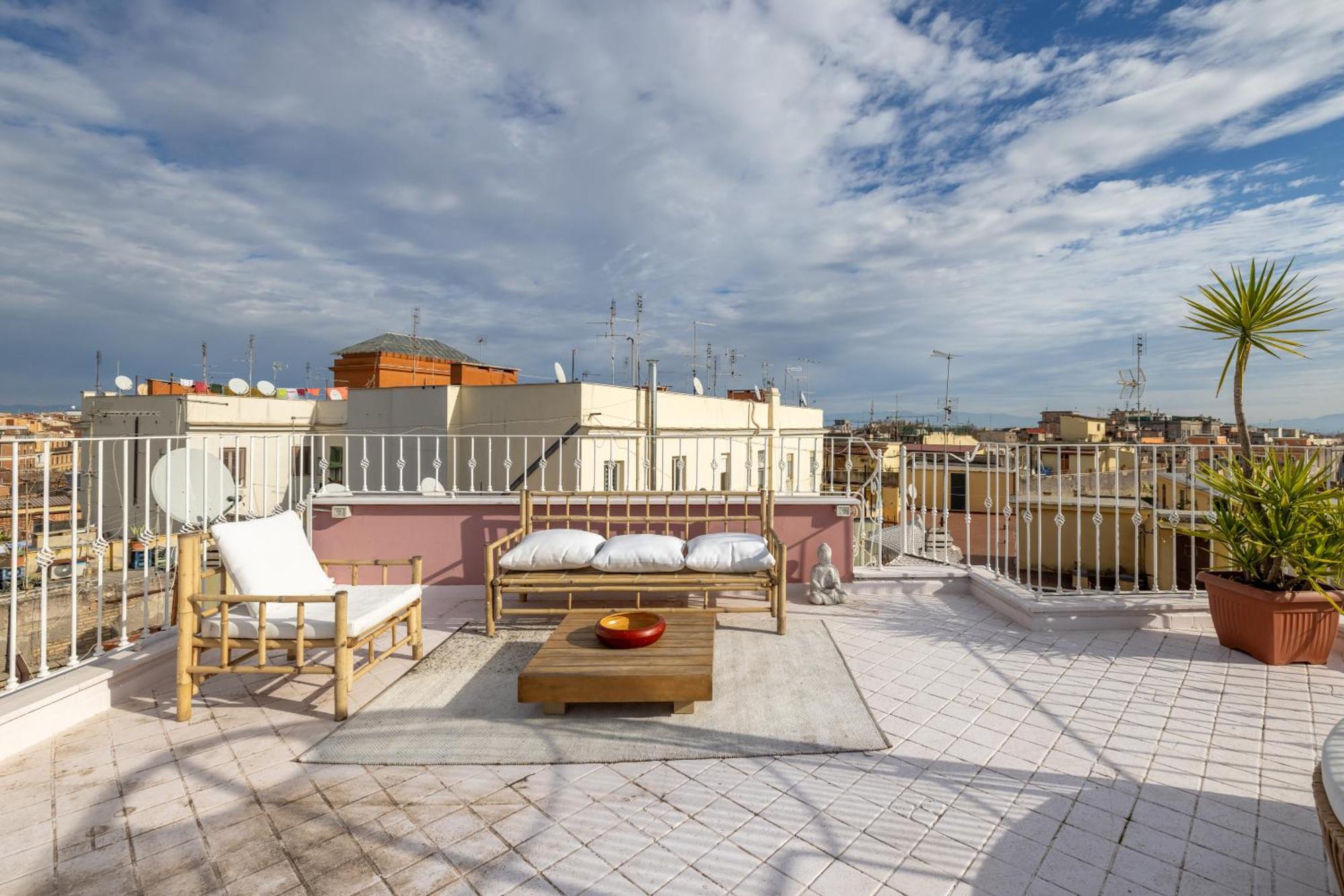 Aria Penthouse & Garden Lägenhet Rom Exteriör bild