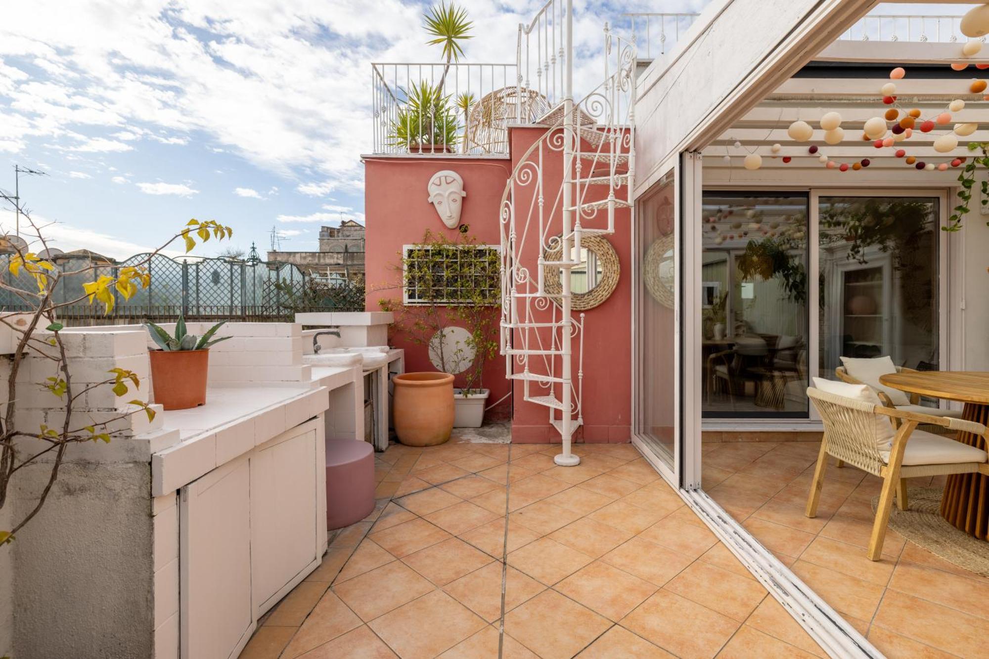 Aria Penthouse & Garden Lägenhet Rom Exteriör bild
