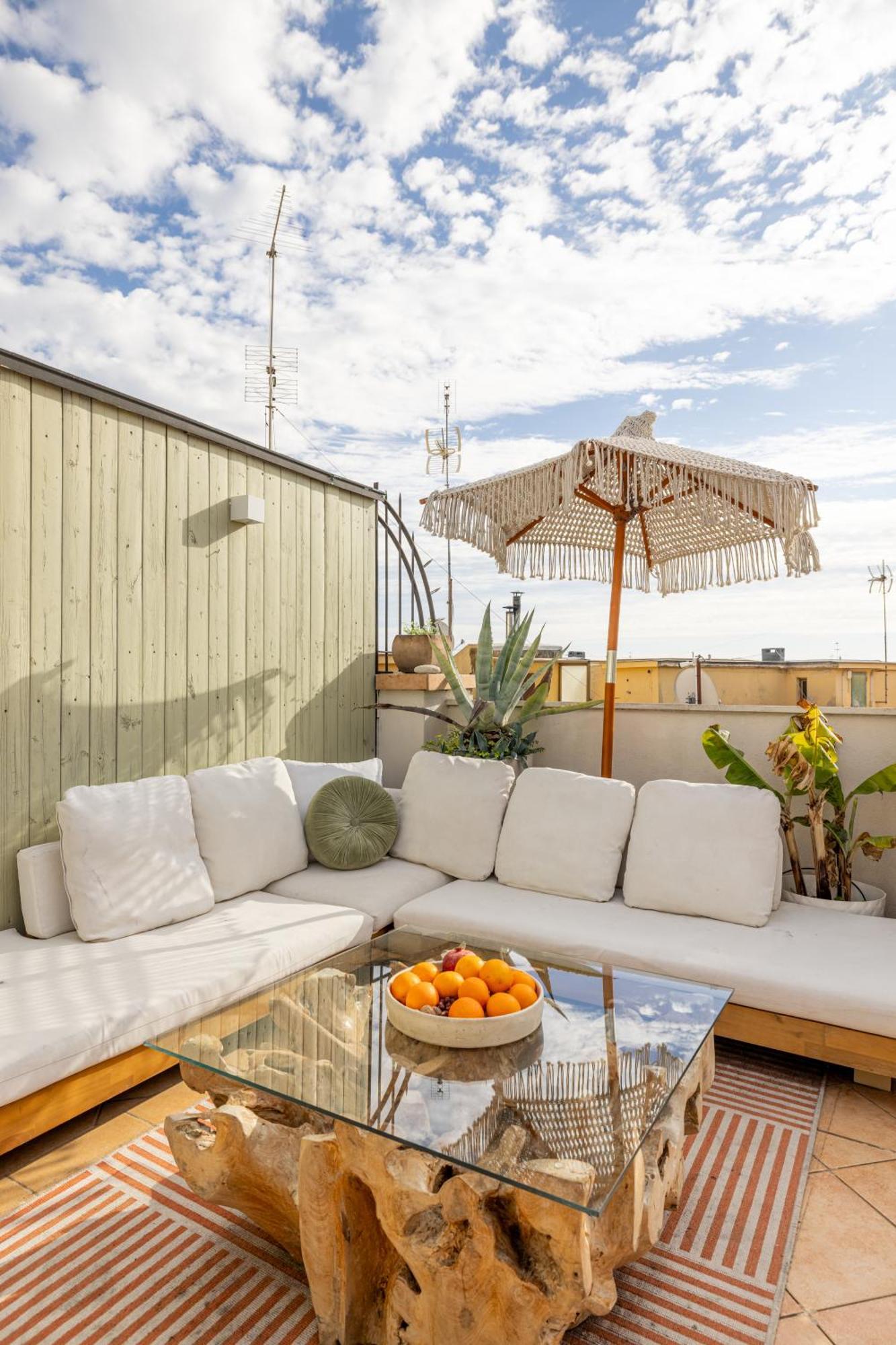 Aria Penthouse & Garden Lägenhet Rom Exteriör bild